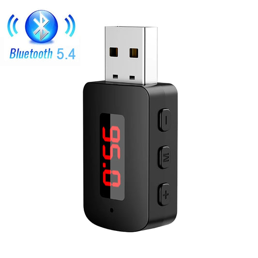Bluetooth 5.4 FM Transmitter USB Car Kit | LED & Hands-Free FM Transmitter Peaceful Pleasures Health and Wellness