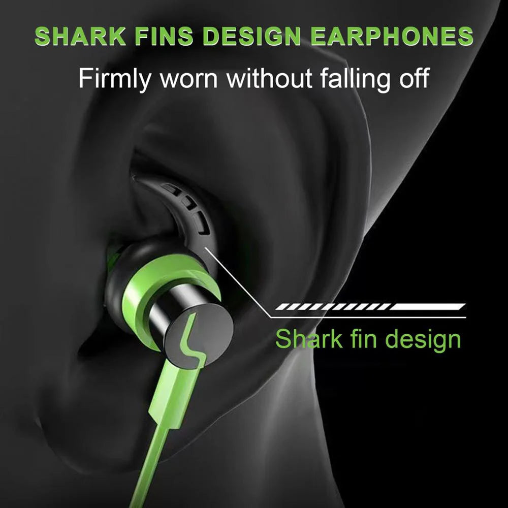 Maerknon 3.5mm Wired Earbuds HiFi Bass Stereo Mic | Gaming Sport