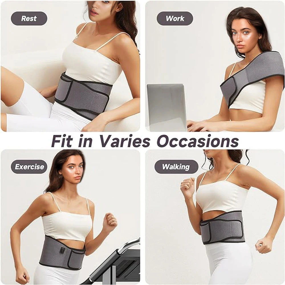 VamsLuna Red Light Therapy Belt – Infrared LED Back Pain Relief