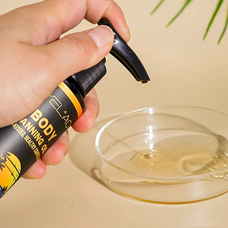 MELAO Tanning Oil & Self-Tanner – Deep Tan + Moisturizing