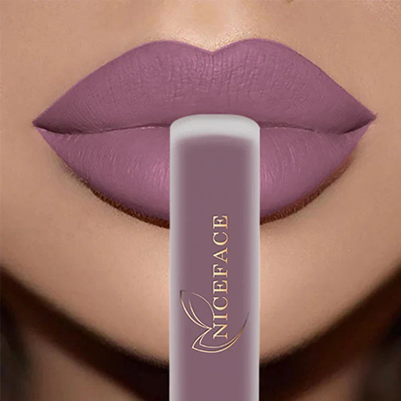 QiBest Matte Liquid Lipstick – Waterproof Long-Lasting Lip Gloss