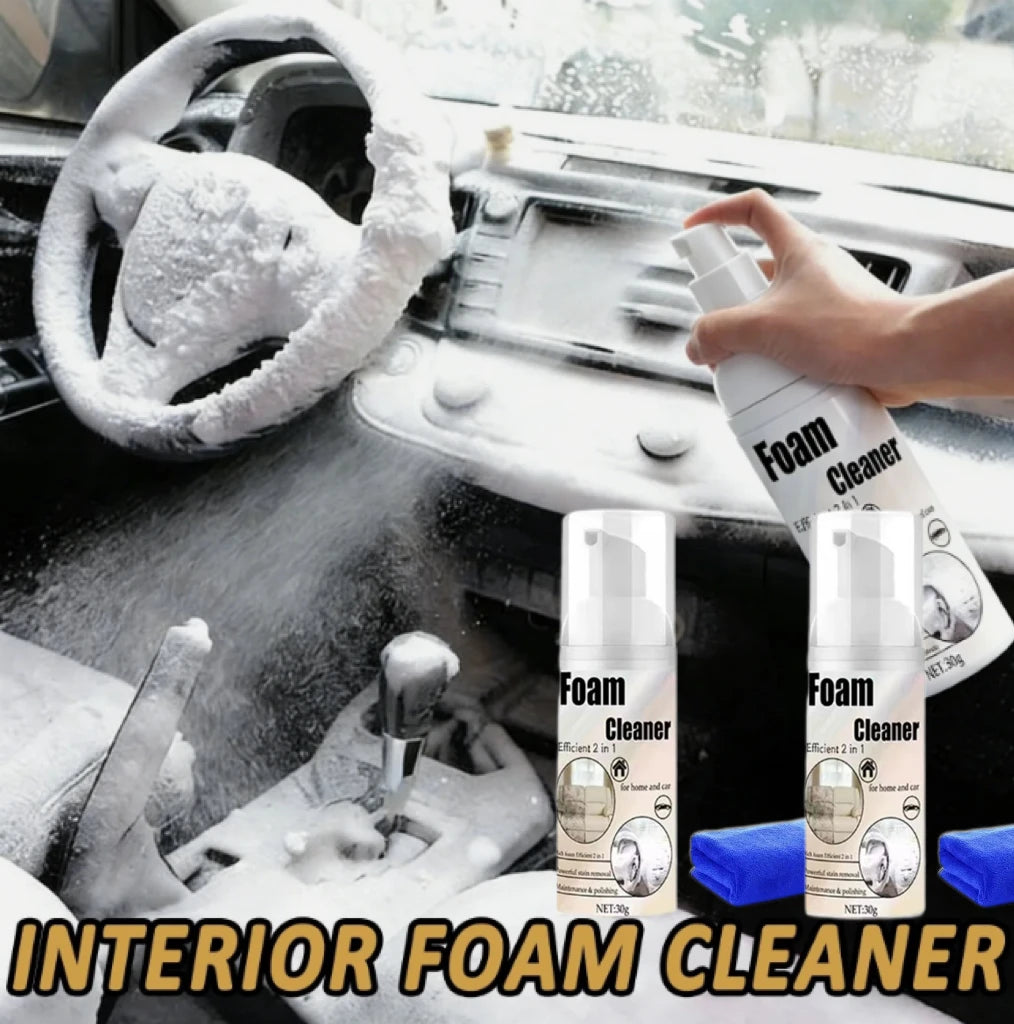 Remove Car Seats Carpets Ceilings Stains Multiple Effects Decontamination Maintenance Polishing Cleaning Tools 30g Foam Cleaner Peaceful Pleasures Health and Wellness