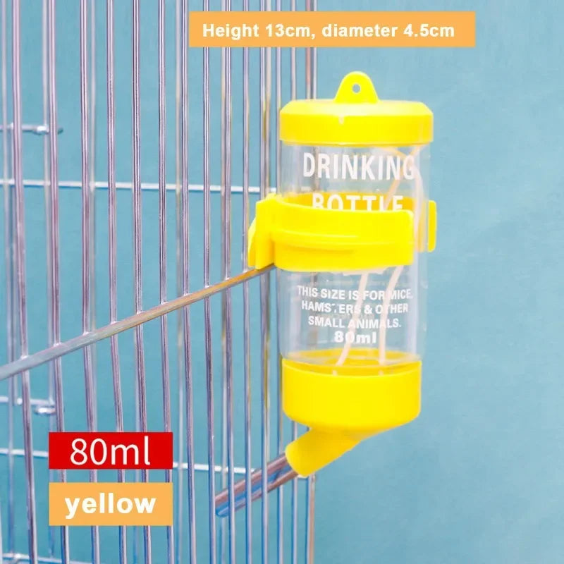 No-Drip Small Animal Water Bottle for Hamsters & Guinea Pigs