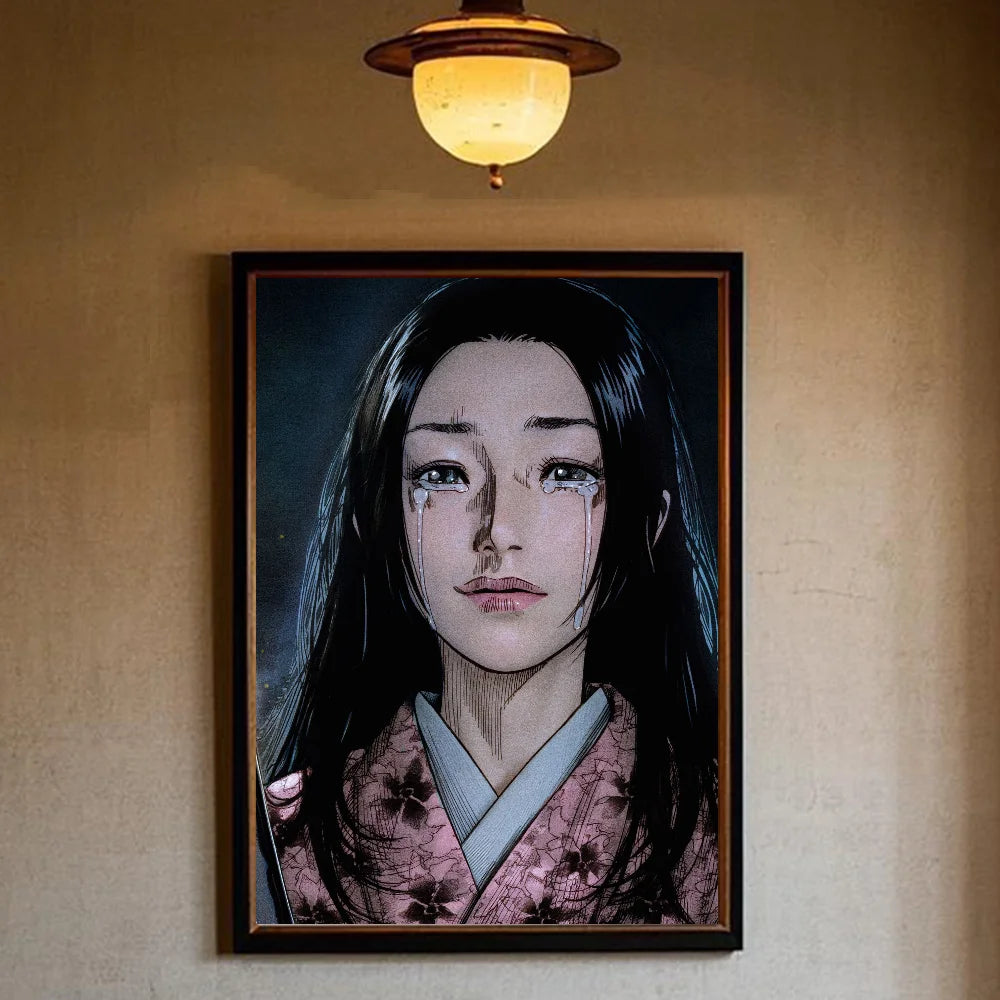 Vagabond Manga Poster – HD Waterproof Sticky Wall Art Decor Manga Wall Poster Peaceful Pleasures Health and Wellness