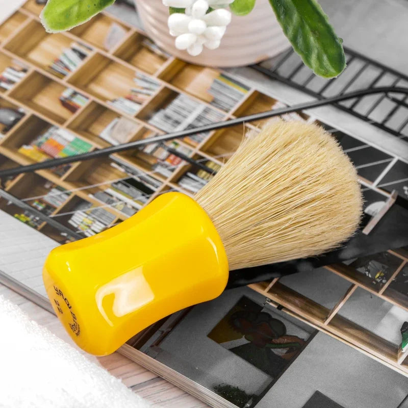 Yaqi Men's 22mm Knot Diameter Wet Shaving Brush & Sandalwood Soap Shaving Set Porable Travel Comfortable Shave Must-Have For Men Peaceful Pleasures Health and Wellness