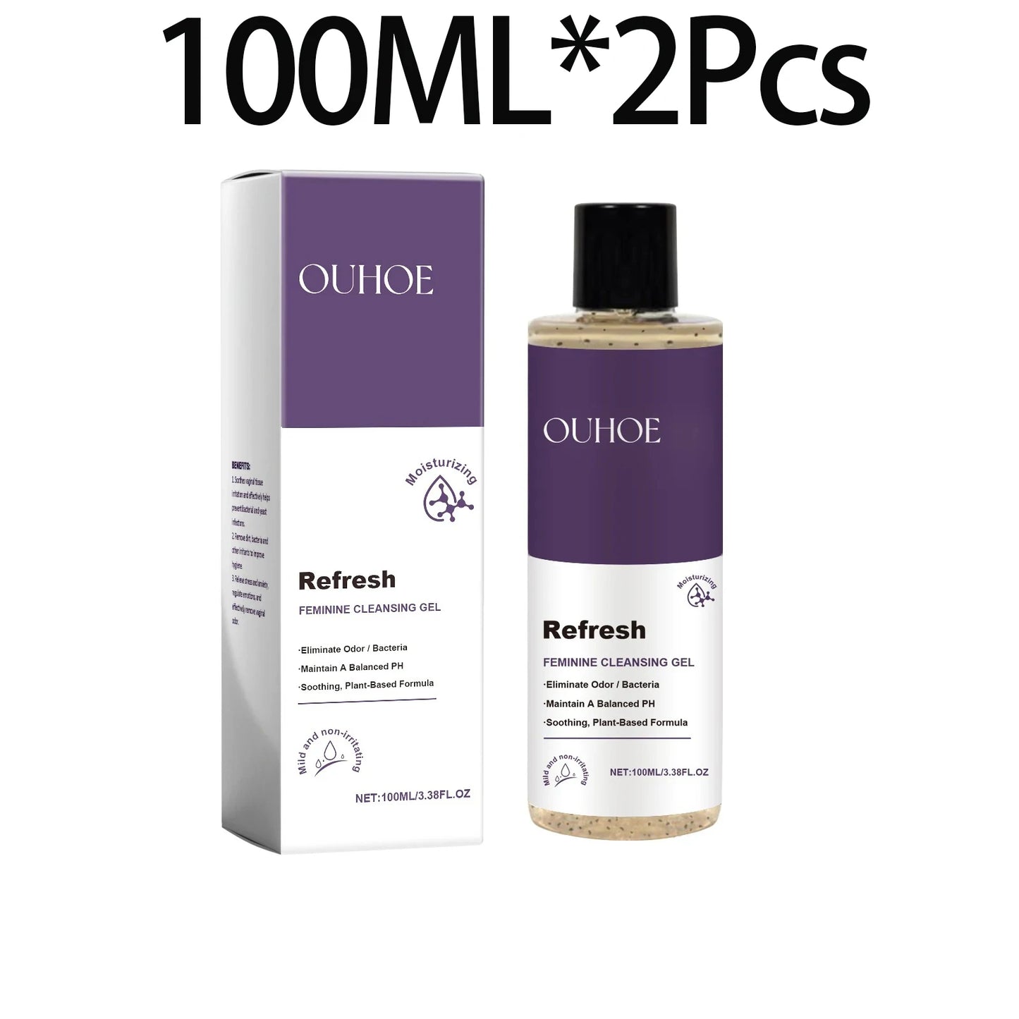 Ouhoe pH Balanced Feminine Wash Gel | Moisturizing 100ml