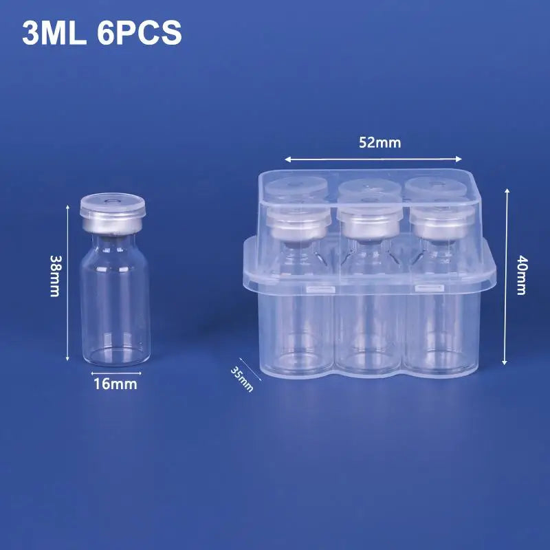 5PCS 3/5/7/10mL Vial Storage Case Stackable Plastic Microtube Storage Box Clear Freezer Tube Box Diabetic Supplies Peaceful Pleasures Health and Wellness A1