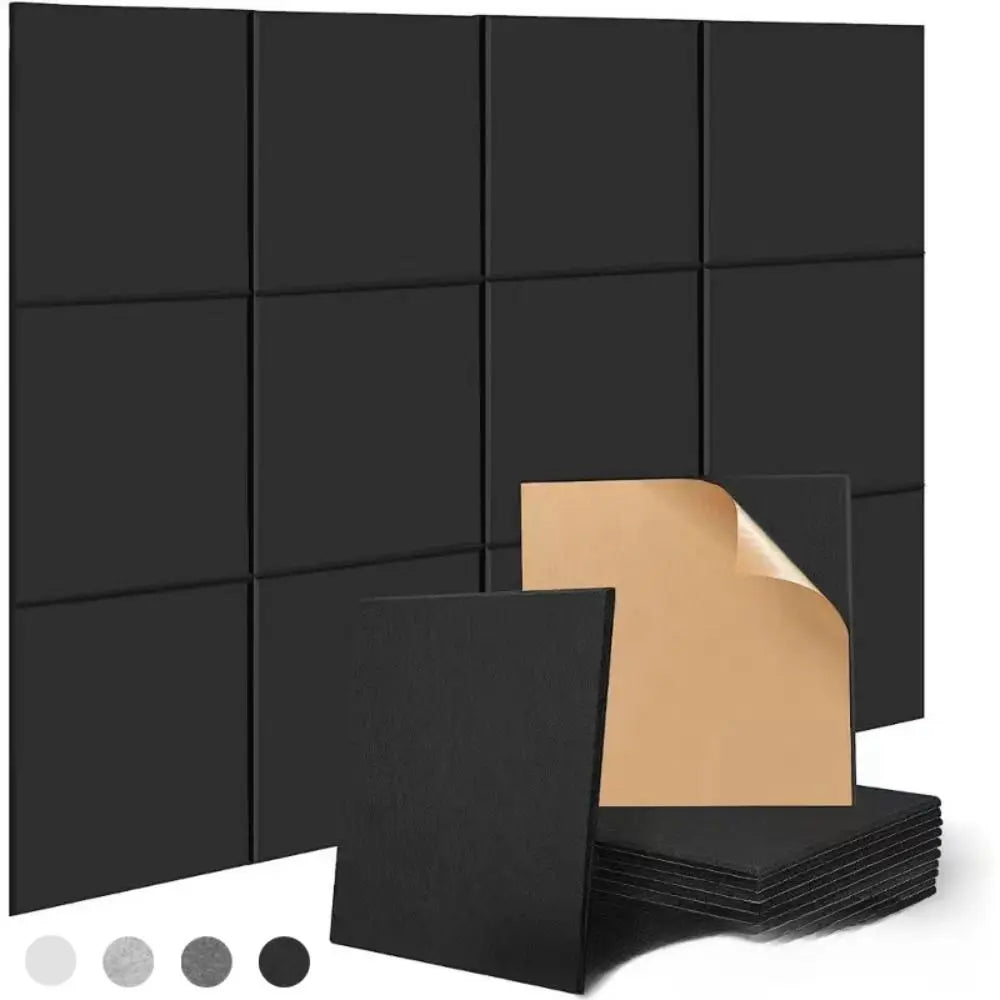 Self-Adhesive Felt Acoustic Wall Panel 30x30cm | Bulletin Board