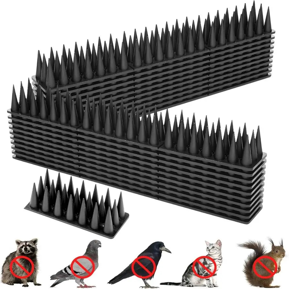 Bird Deterrent Spike Strips 43cm | Pigeon Repeller 8/12pc