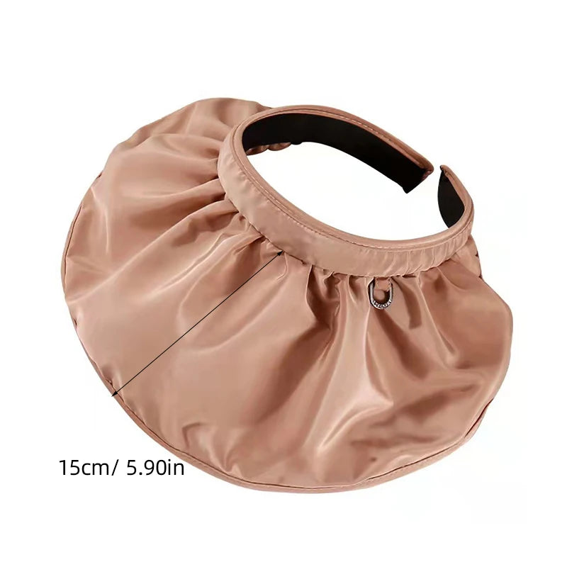 Women's UPF 50+ Foldable Sun Hat – 2-in-1 UV Headband Cap