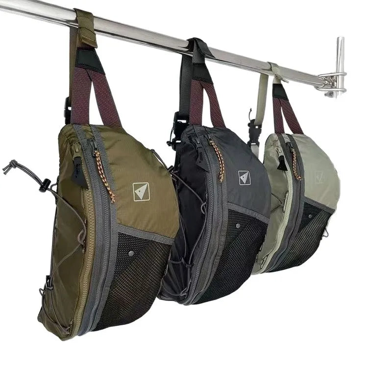 Men's Large Capacity Nylon Messenger Crossbody Shoulder Bag