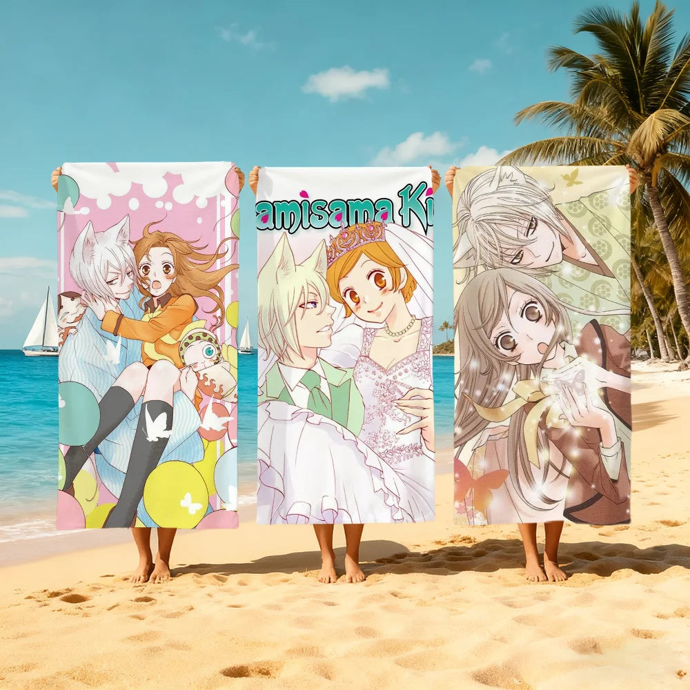 Kamisama Kiss Quick-Dry Beach Towel | Soft, Lightweight & Fast Quick-Dry Beach Towel Peaceful Pleasures Health and Wellness