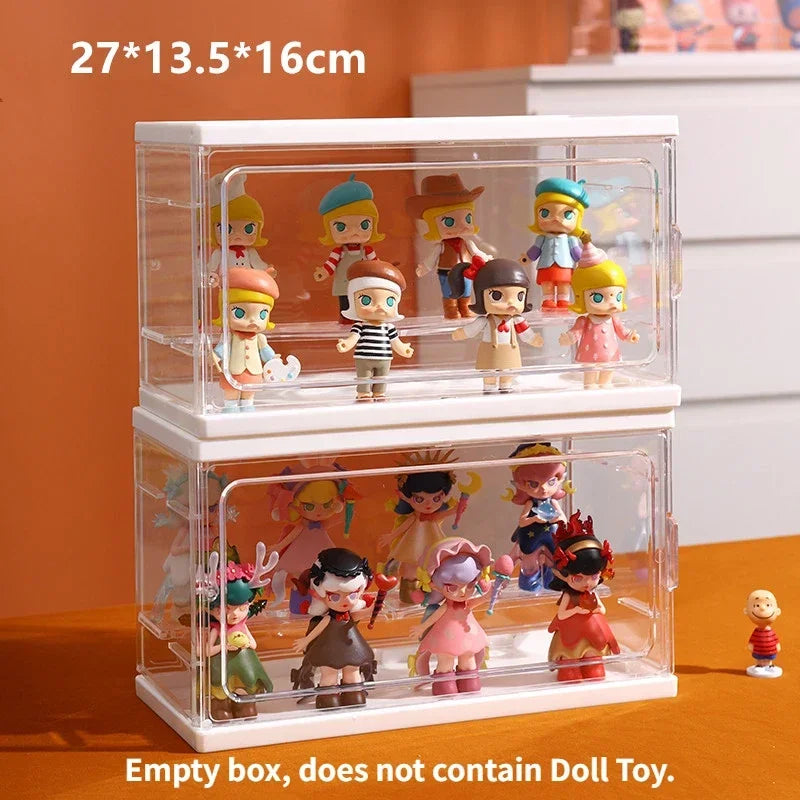 Large Collectible Figure Display Case – Dust-Proof Organizer Box