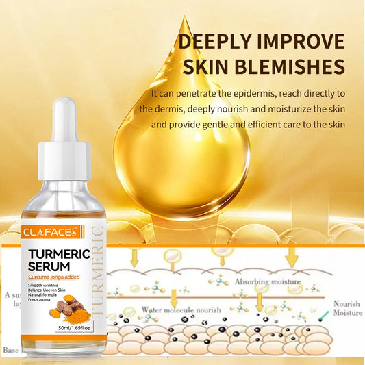 Turmeric Essential Oil Face Serum – Lift & Brighten Peaceful Pleasures Health and Wellness