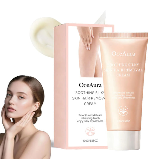 OceAura Gentle Hair Removal Cream 100g – Sensitive Skin Safe Hair Removal Cream Peaceful Pleasures Health and Wellness