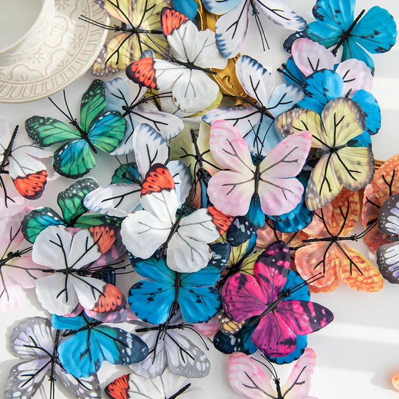 3D Artificial Silk Butterflies – Wedding, Party & DIY Decor
