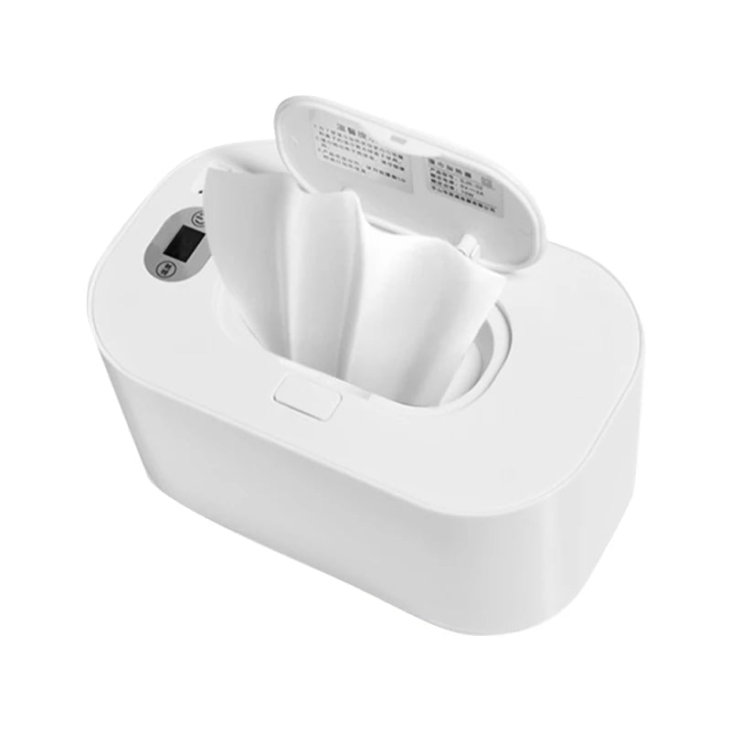 Baby Wipe Warmer | Digital Display & Adjustable Temp, USB