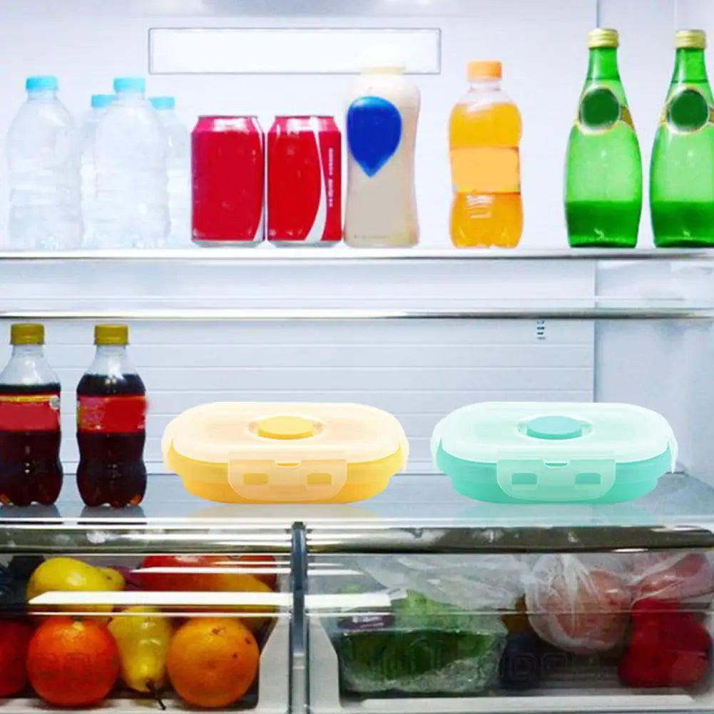 4pcs Refrigerator Organizer Food Storage Container with Lid Handle Fresh-Keeping Box Case Fridge Reusable Crisper Storage Peaceful Pleasures Health and Wellness