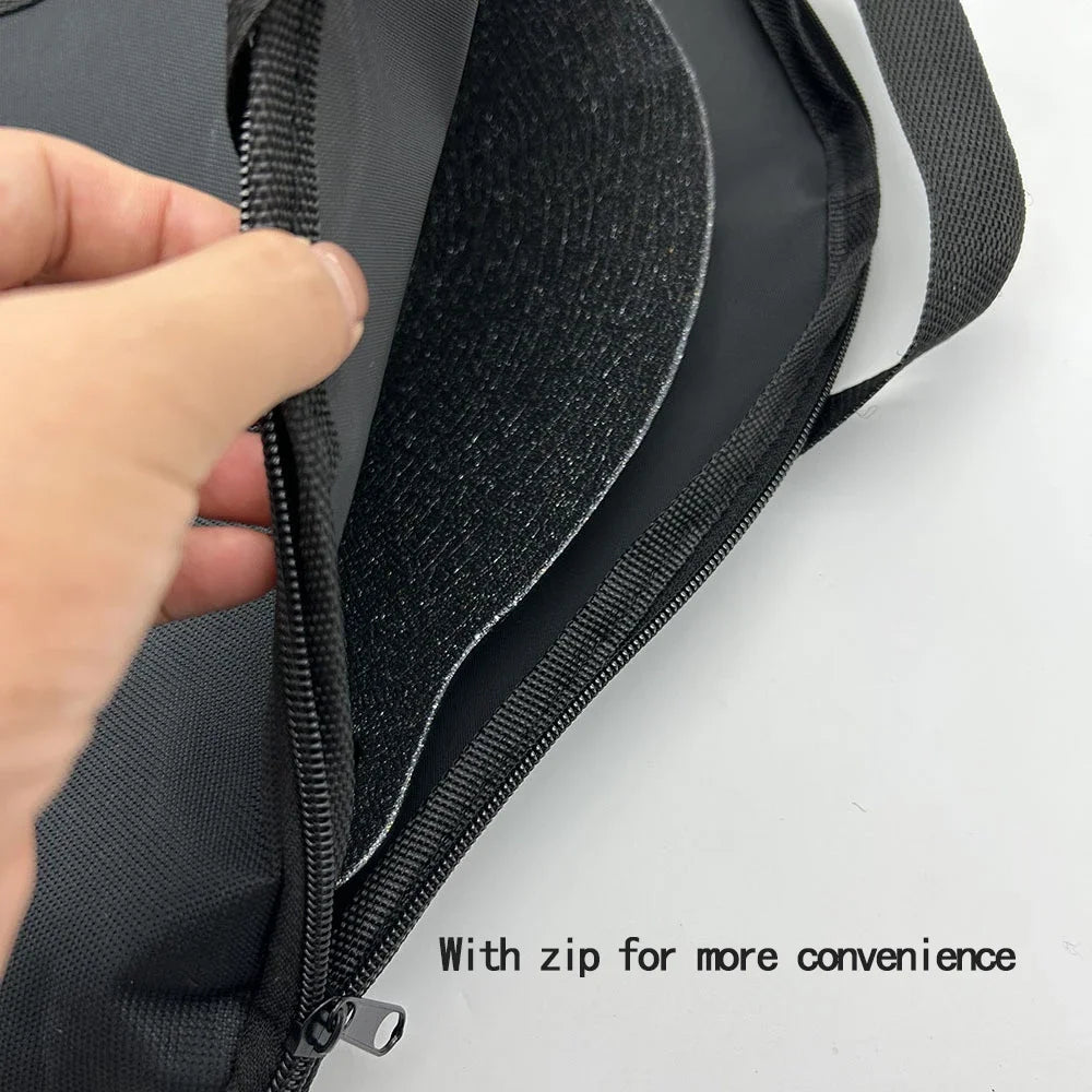 Baking Pan Storage Bag with Handle 600D Oxford Grilling Pan Pouch Wear-Resistant Waterproof 47x38cm Outdoor BBQ Tool for Kitchen Peaceful Pleasures Health and Wellness