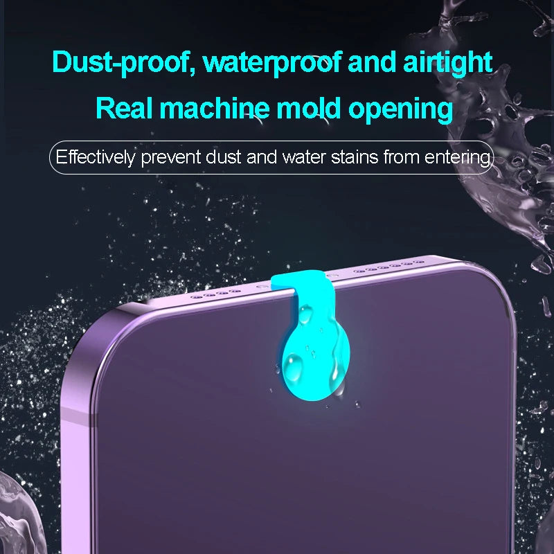 Phone Protector Micro Usb Luminous anti-loss Dust Plug Charm iphone 14 pro Accessories Rubber Plugs Type c Consumer Electronics Peaceful Pleasures Health and Wellness