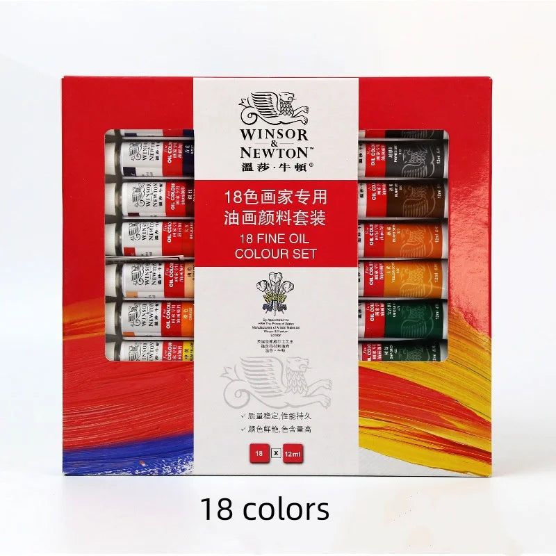 Bview Art Winsor Newton Artist Oil Paint 12 18 24 Colors Professional