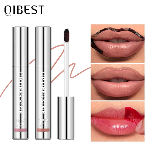 QIBEST Highly Pigmented Lip Liner Tattoo Matte Peel Off Enhance Lip Liner Lasting Lip Stain Waterproof Transfer-proof Lipgloss Peaceful Pleasures Health and Wellness