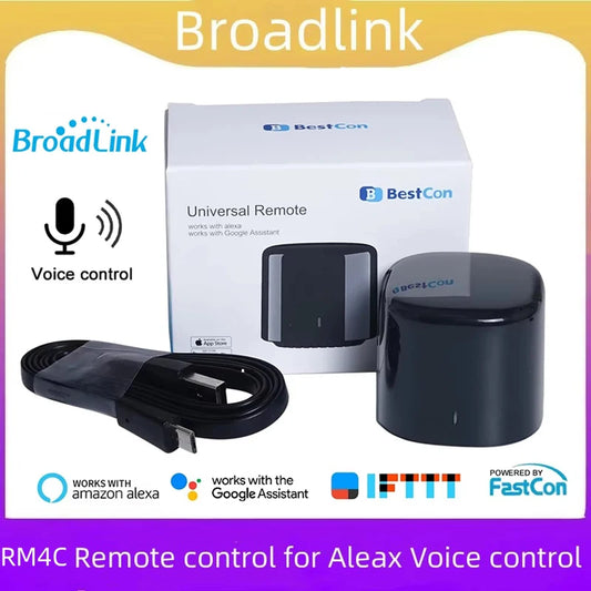 Broadlink Rm4c Mini WIFI IR RM4 BestCon Smart Home Universal Remote for Air Conditioner TV Voice Control by Alexa Google Home Peaceful Pleasures Health and Wellness