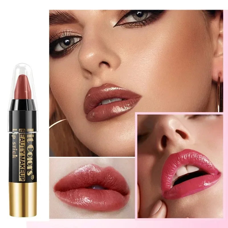 Moisturizing Crayon Lipstick – Velvet Matte & Waterproof