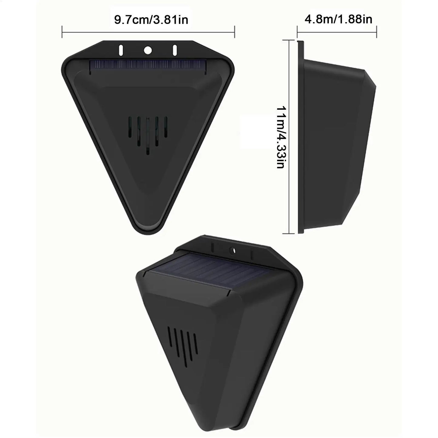 Solar Bird Repeller – Multi-Sound Timer Deterrent | Garden & Farm