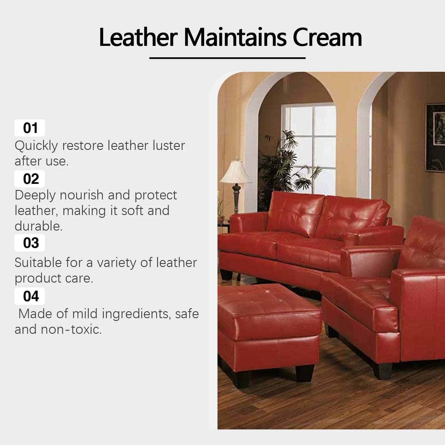 Jue-Fish Leather Care Cream – Polish, Clean & Restore (50g)