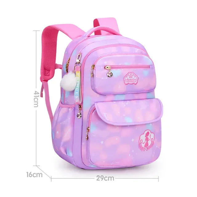 Kawaii Girls School Backpack – Cute Pink Waterproof Kids Bag