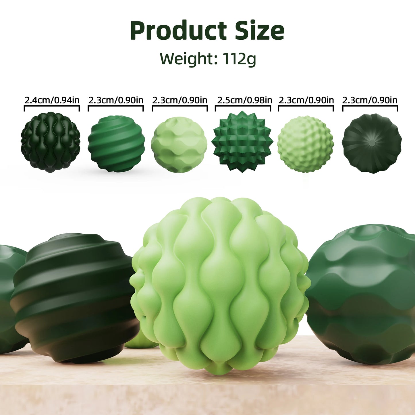 Silicone Magnetic Fidget Balls Set – 6 or 12 Pcs Sensory Toy