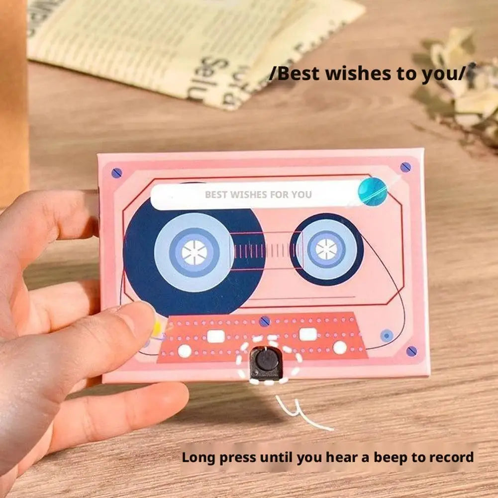 Voice Recordable Greeting Card for Personal Messages Peaceful Pleasures Health and Wellness