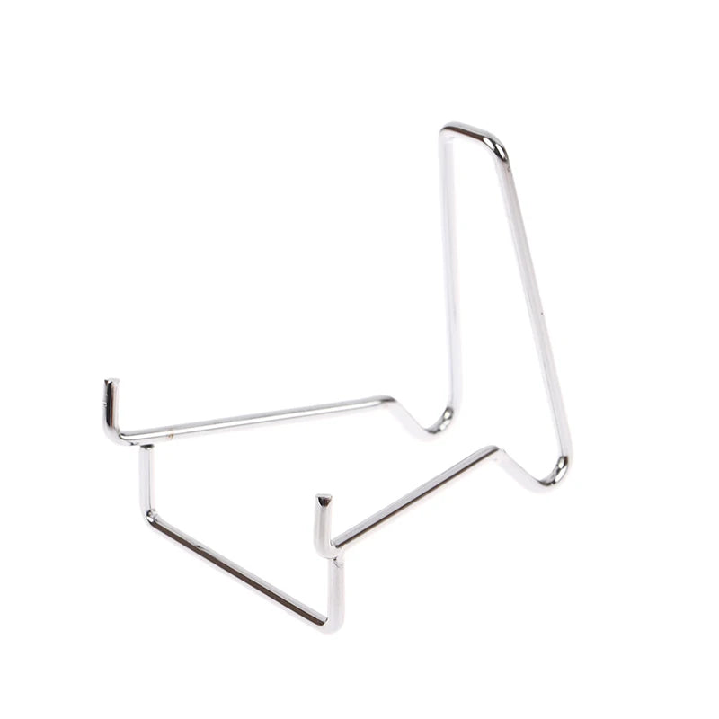 Metal Easel Display Stand for Crystals, Geodes & Minerals