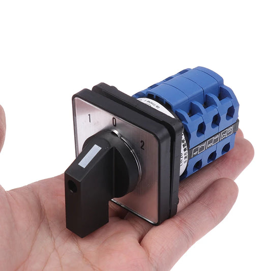 1Set CNC 3 Position 3 Knots Universal Changeover Switch 500V 20A 3 Poles Control Rotary Changeover Cam Switch Peaceful Pleasures Health and Wellness