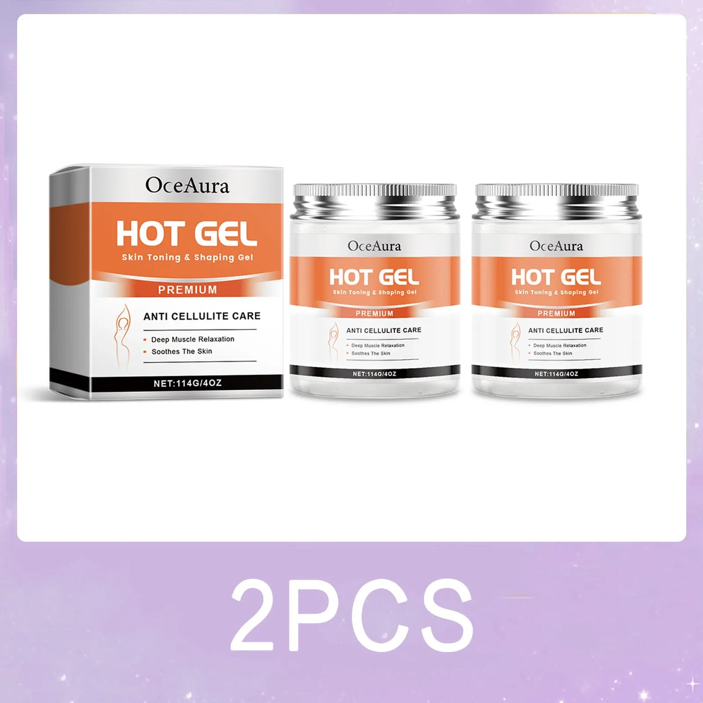 OceAura Hot Firming Gel – Anti-Cellulite Slimming Cream 114g