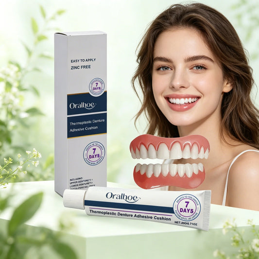 Soft Silicone Denture Kit – False Teeth & Dental Veneer Set Denture Veneer Kit Peaceful Pleasures Health and Wellness