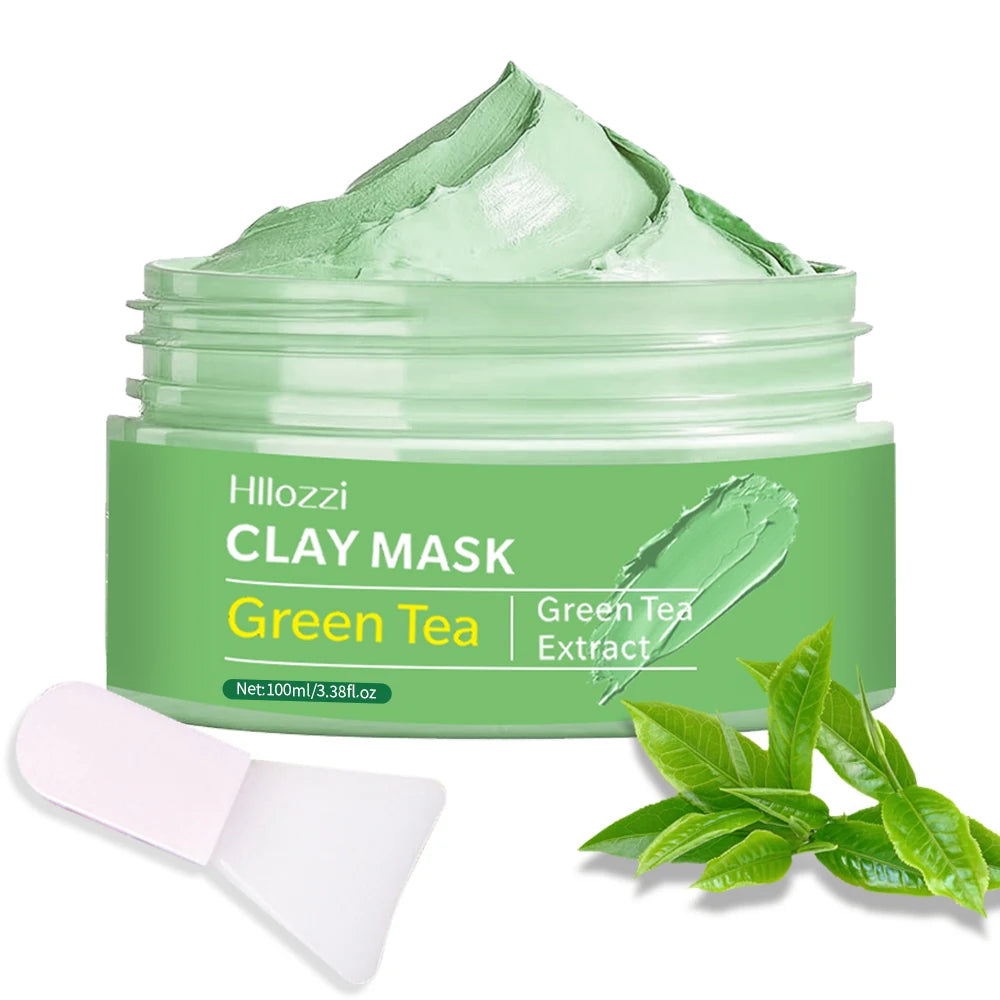 Turmeric Mud Mask - Green Tea Mud Mask - Dead Sea Mineral Mud Mask, Rose Mud Mask Spa Mask Set, Mask Gift Set Peaceful Pleasures Health and Wellness green
