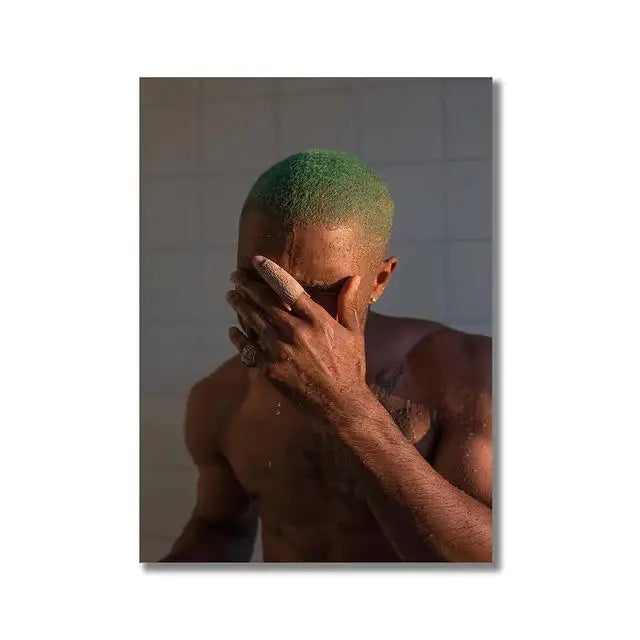Frank Ocean Blond Album Canvas Poster | Retro Music Wall Art
