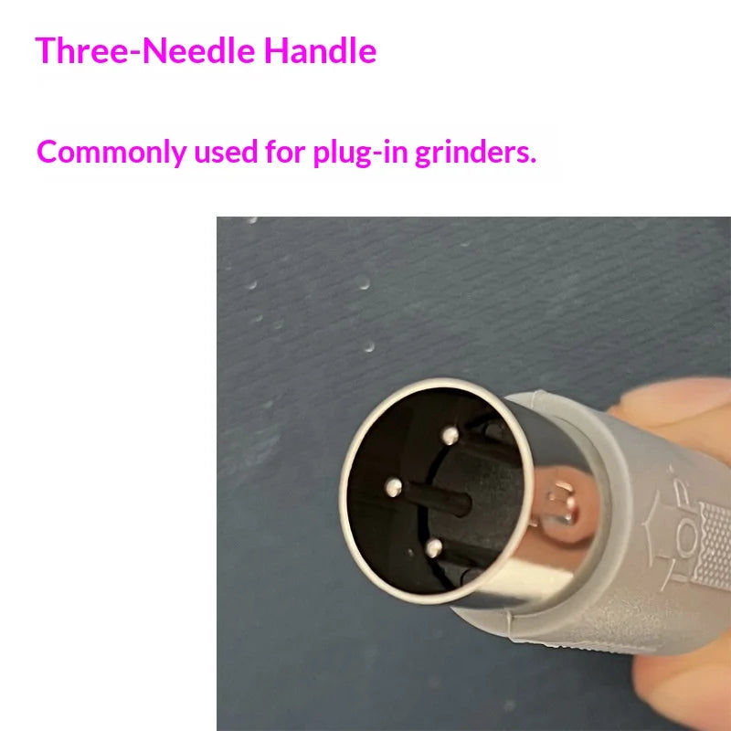 Electric Nail Drill Pen Handle, Manicure Pedicure File Polish Grind Machine Handpiece with DC & 3-PIN Plug Accessories Peaceful Pleasures Health and Wellness
