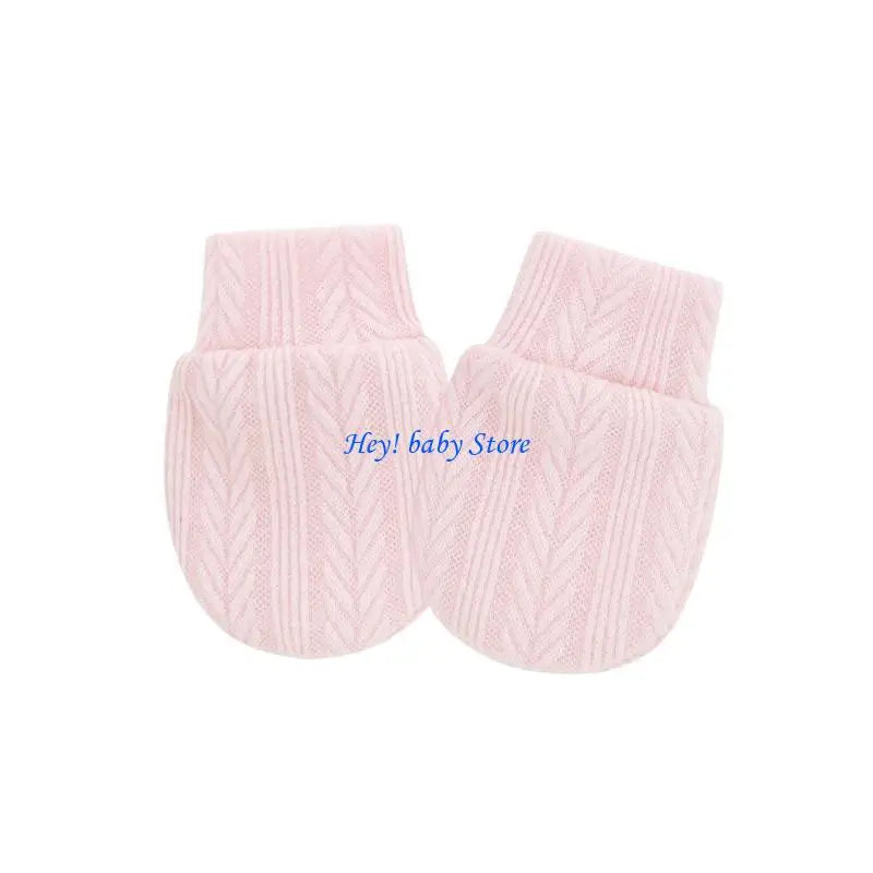 Newborn Scratch Proof Mittens | Soft Cotton Baby Hand Covers