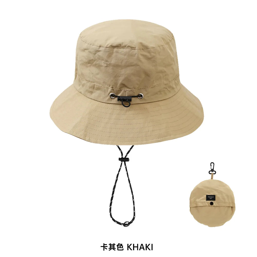 Waterproof Packable Bucket Sun Hat – Quick-Dry, Men & Women