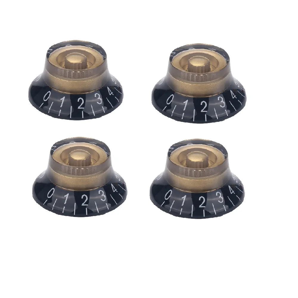 Black Gold Hat Volume Tone Knobs LP Electric Guitar Parts