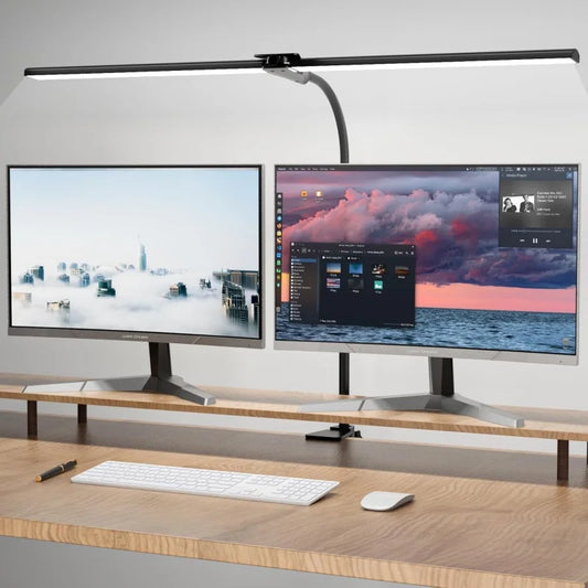 RUNTOIN 24W LED Desk Lamp 2400LM Dimmable Gooseneck Touch LED Desk Lamp Peaceful Pleasures Health and Wellness