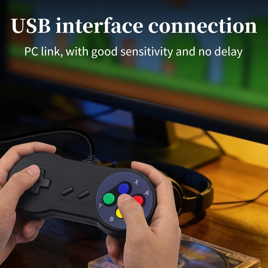 USB Wired Retro Gamepad for PC, NESPi & Raspberry Pi