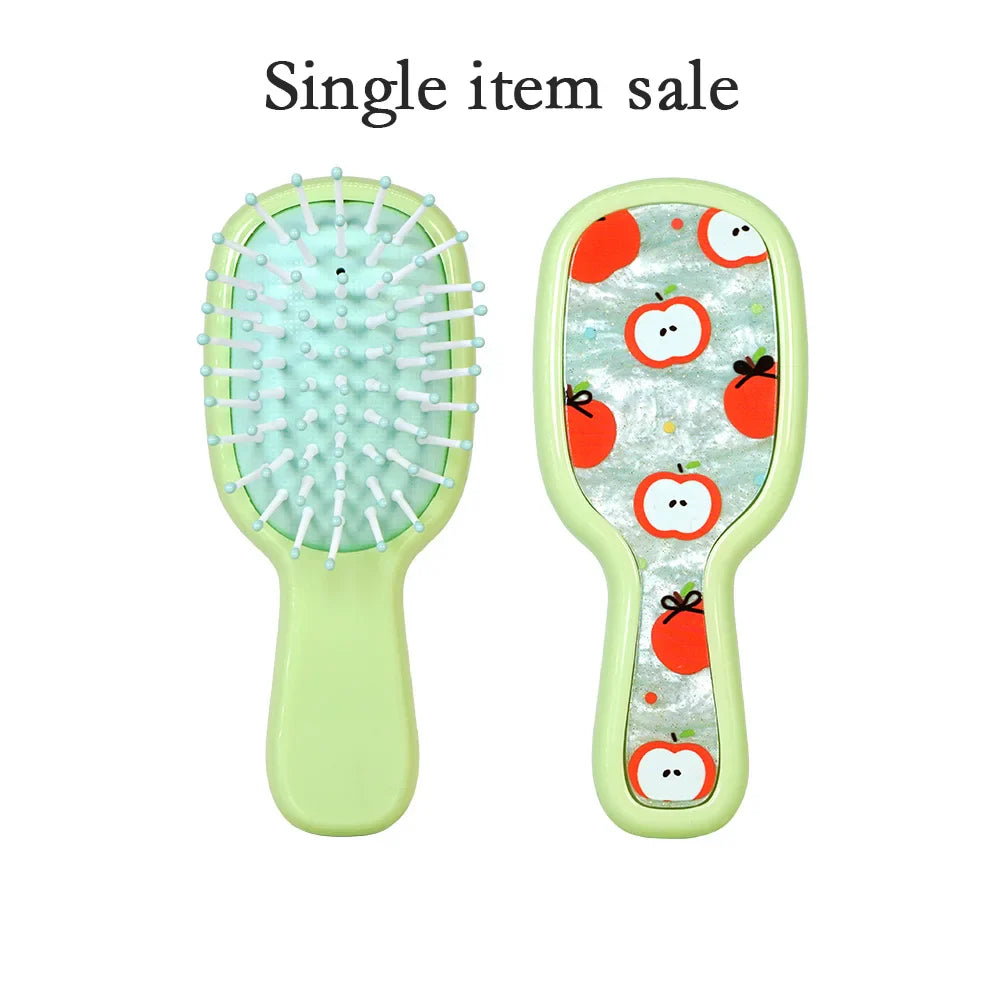 Cute Cartoon Hair Detangling Brush – Cushion Comb for Women