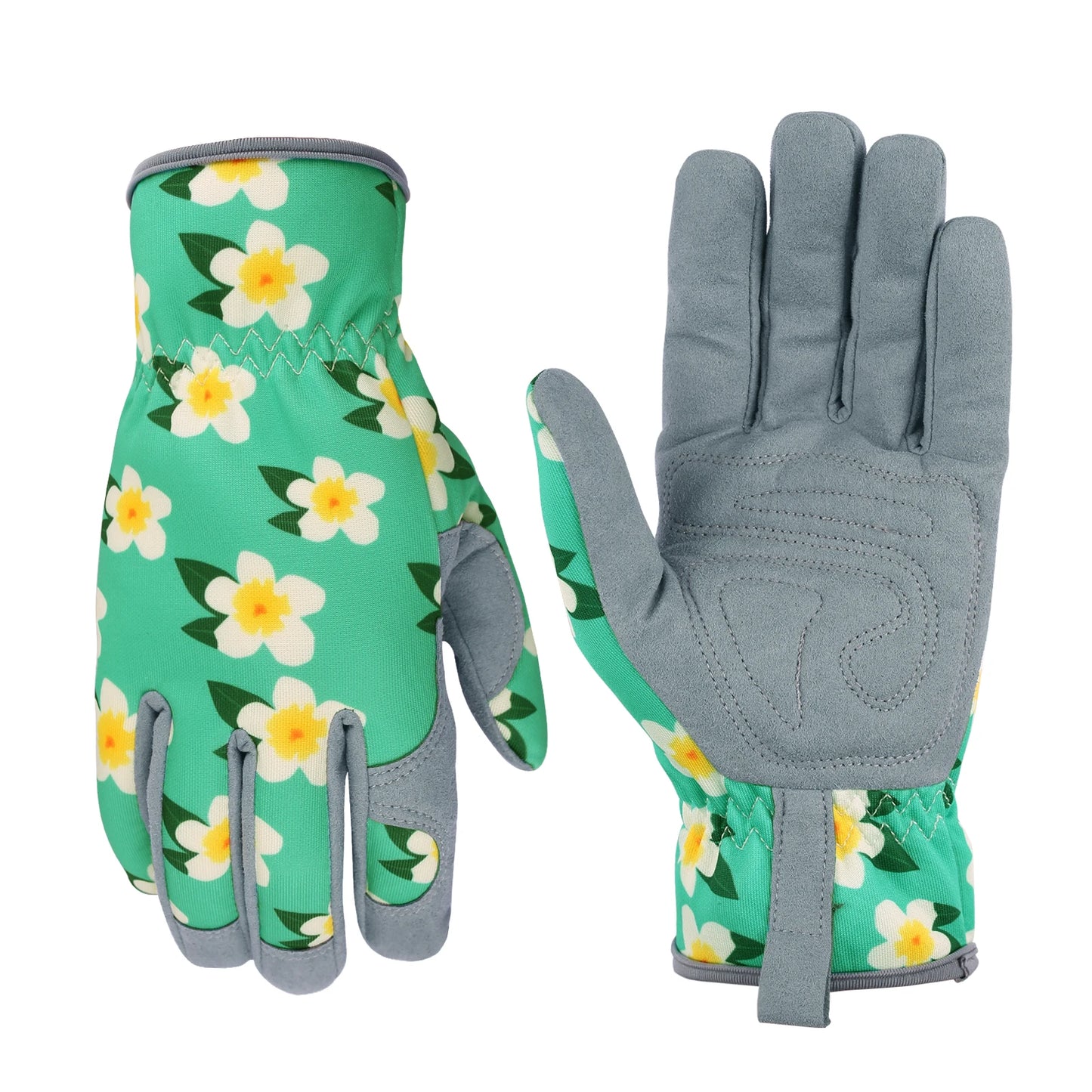 1 Pair Gardening Weeding Working Protective Glove Microfiber Leather Thorn Proof for Digging Planting Pruning Professional Safe Peaceful Pleasures Health and Wellness a pair 1