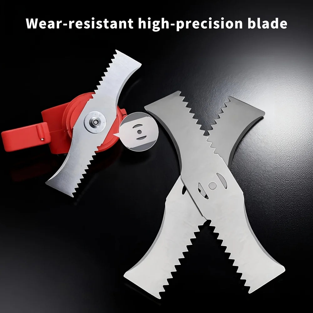 3Sets Arc Shaped Toothed Blade Universal Fit Small Lithium Battery