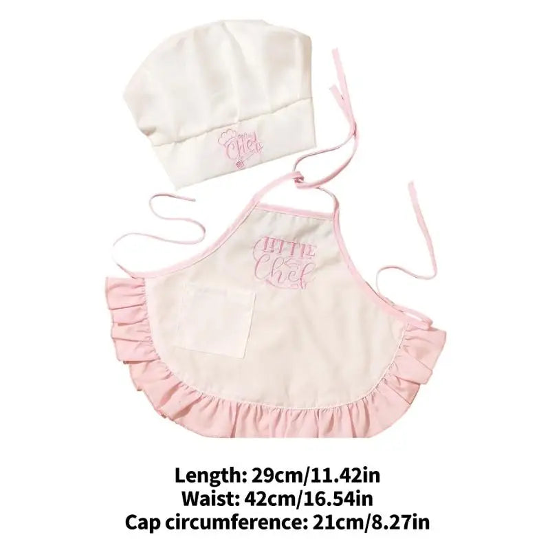 Baby Cook Apron & Hat Set | Newborn Photography Costume