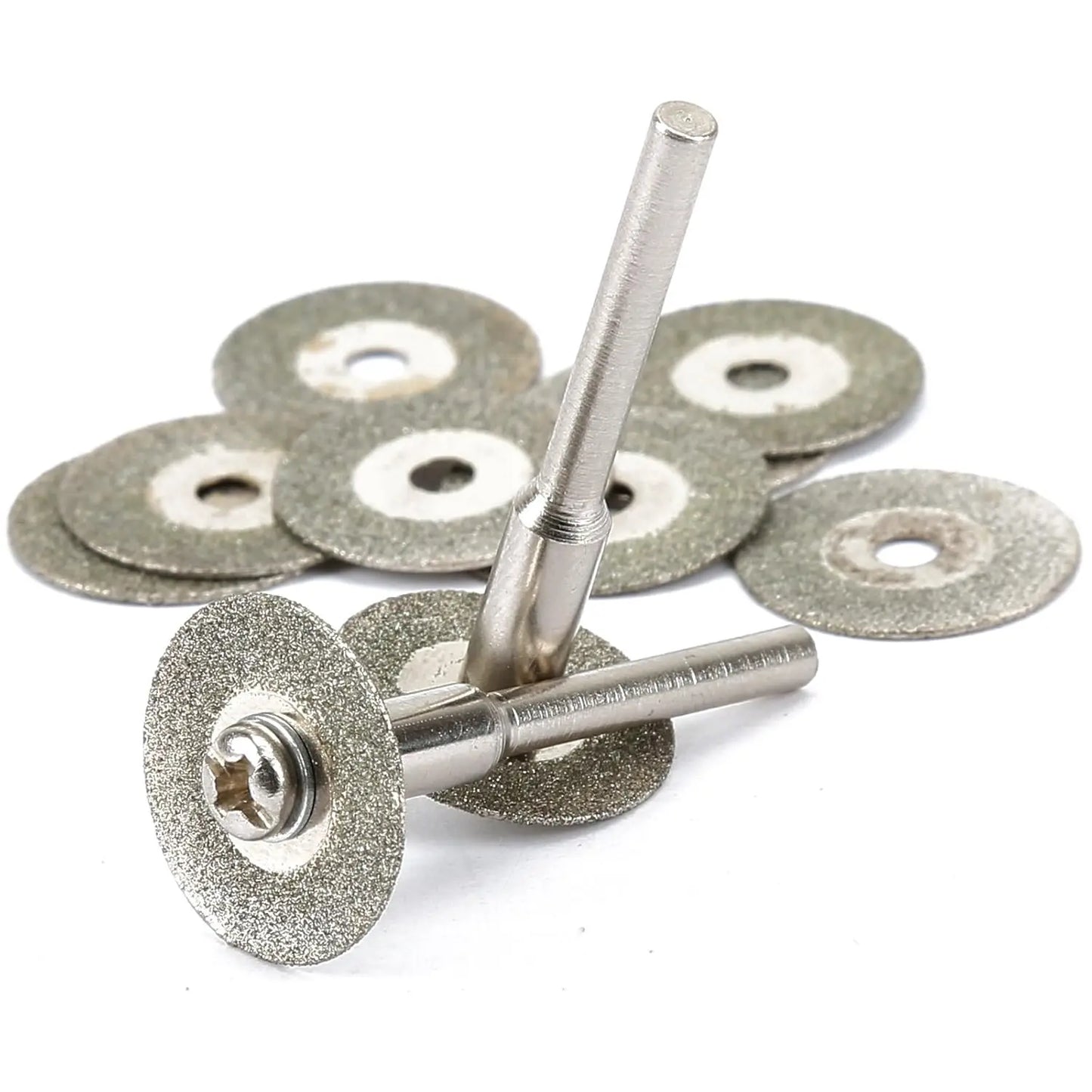 Diamond Cutting Disc Set 10pc – 16–40mm Rotary Cut-Off Wheels